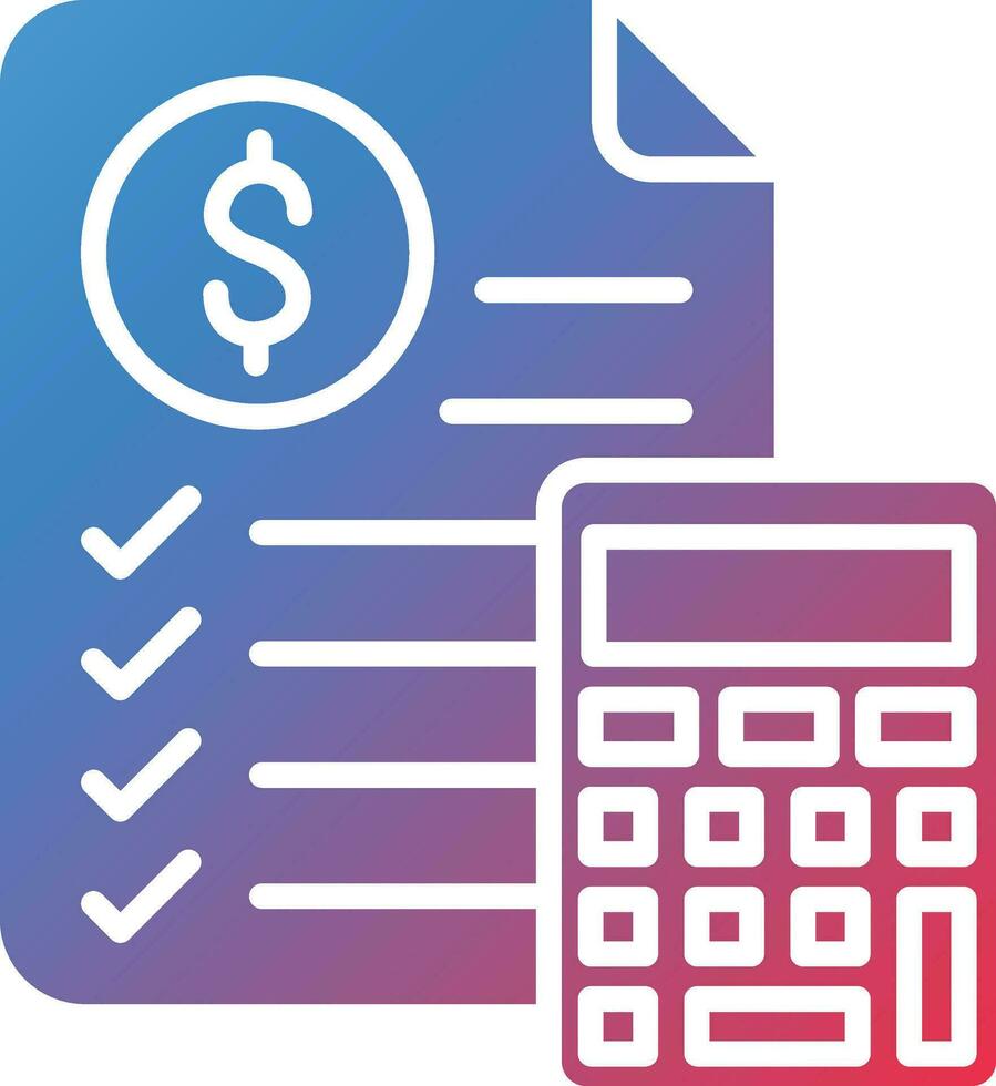 Budget Estimate Vector Icon