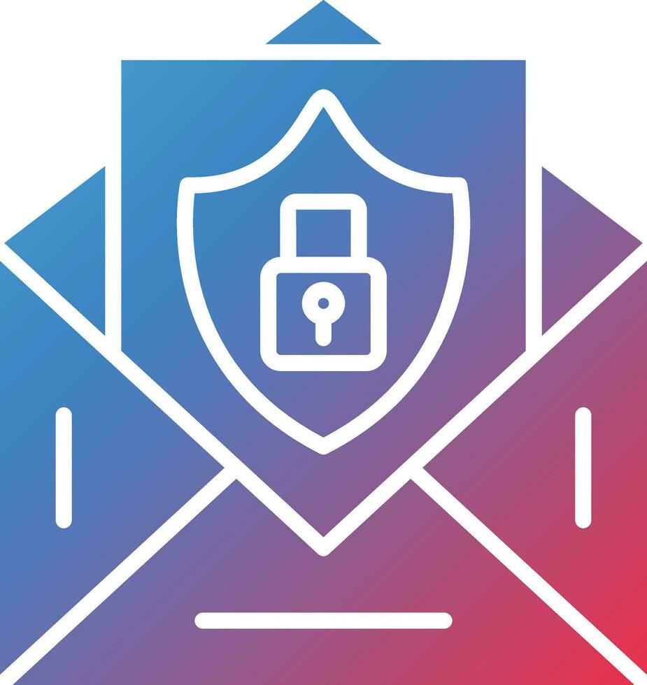 Email Security Vector Icon