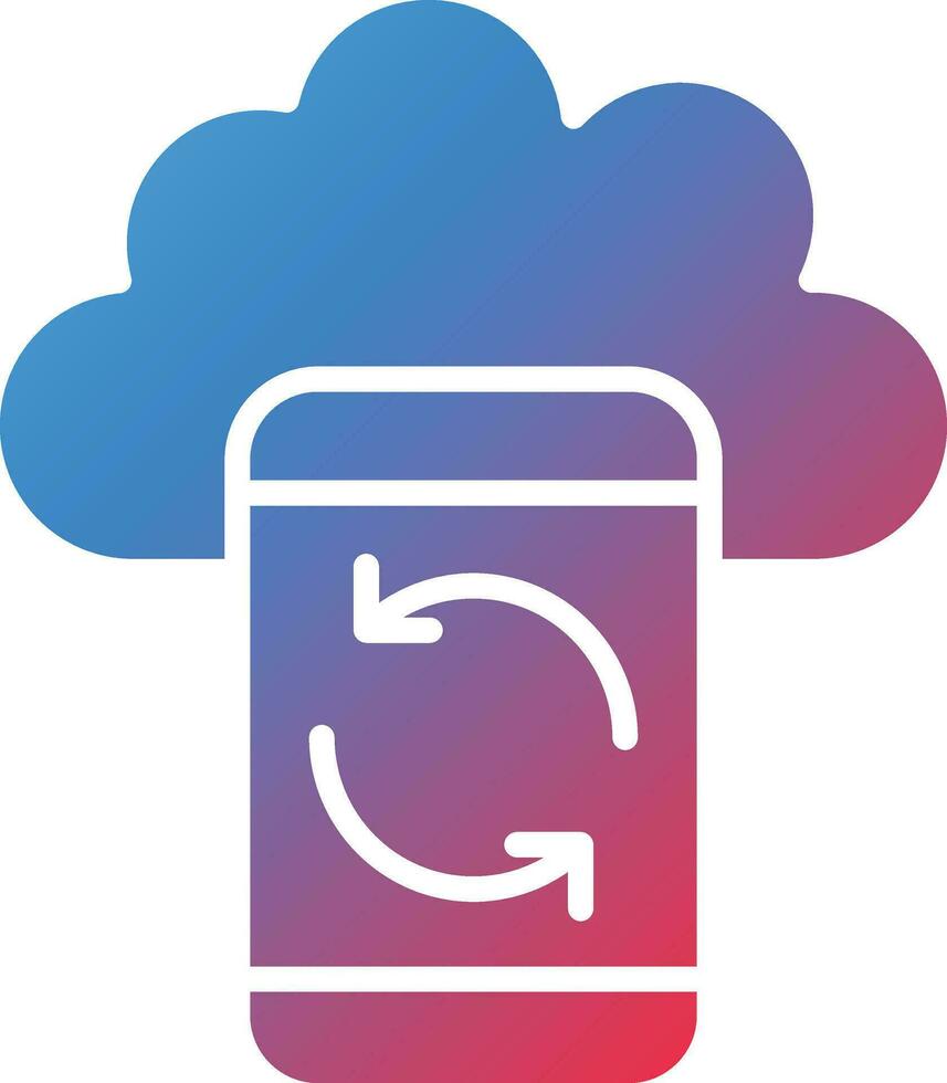 Cloud Sync Vector Icon