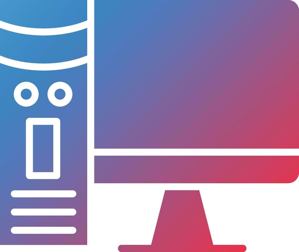 Workstation Vector Icon