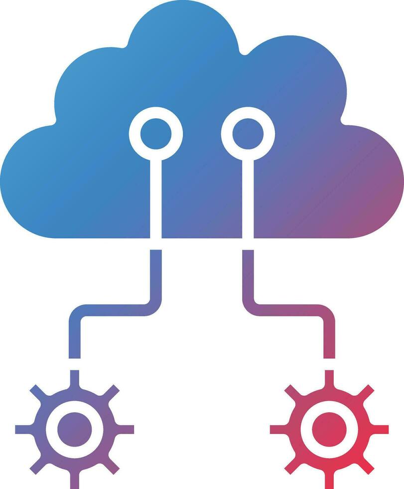 nube interfaz vector icono