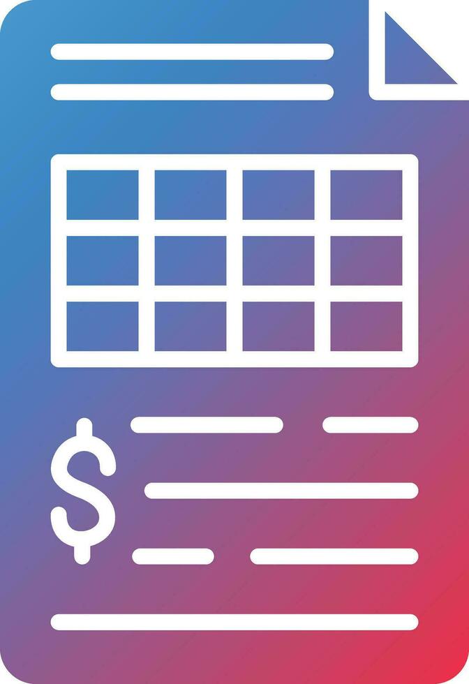 Invoice Vector Icon