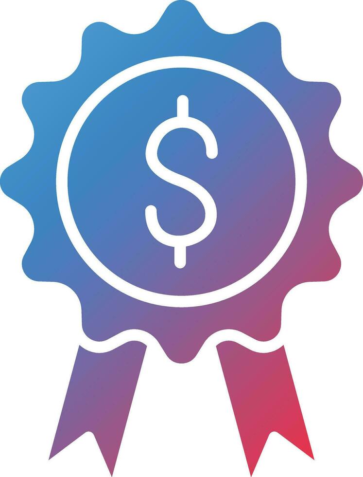 Money Badge Vector Icon