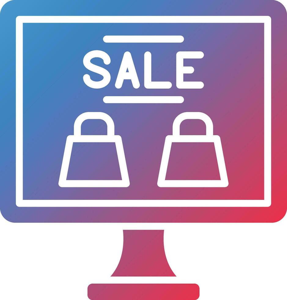 Online Sale Vector Icon