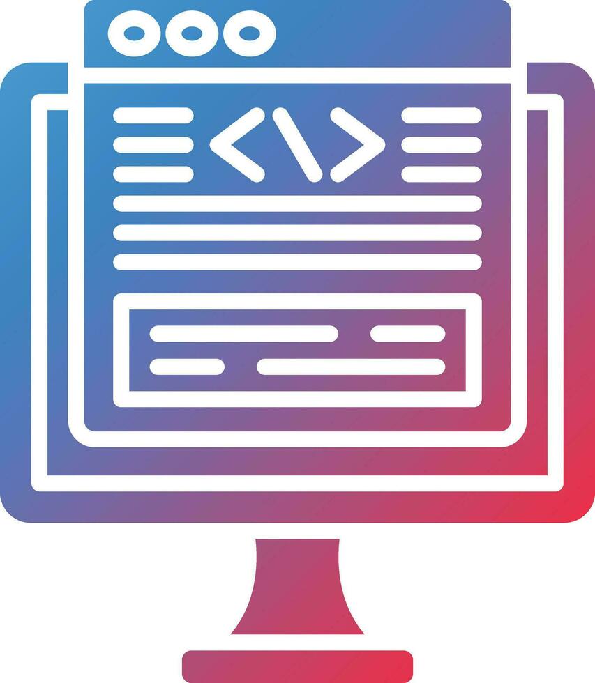 Coding Vector Icon