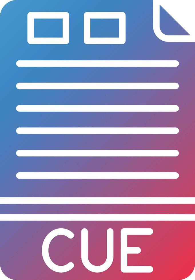 CUE Vector Icon
