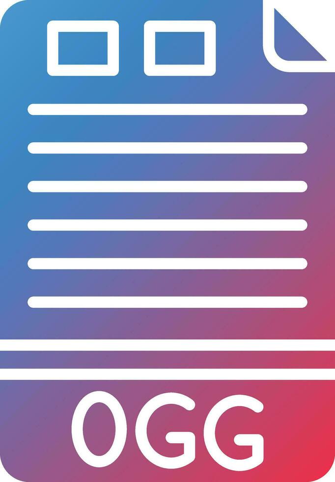 OGG Vector Icon