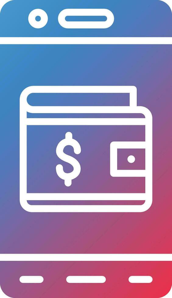 Mobile Wallet Vector Icon