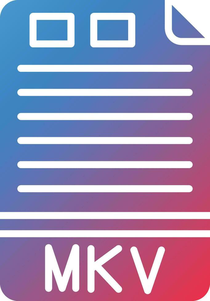 MKV Vector Icon