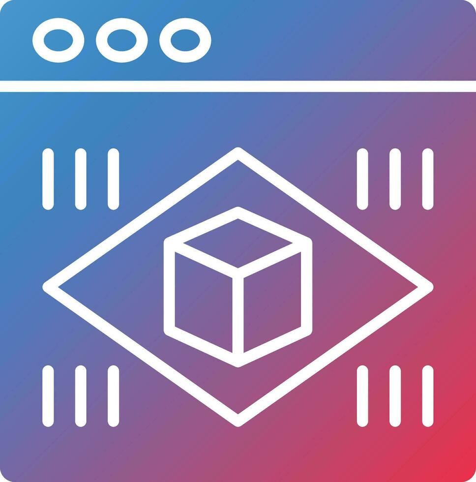 Augmented Reality Vector Icon