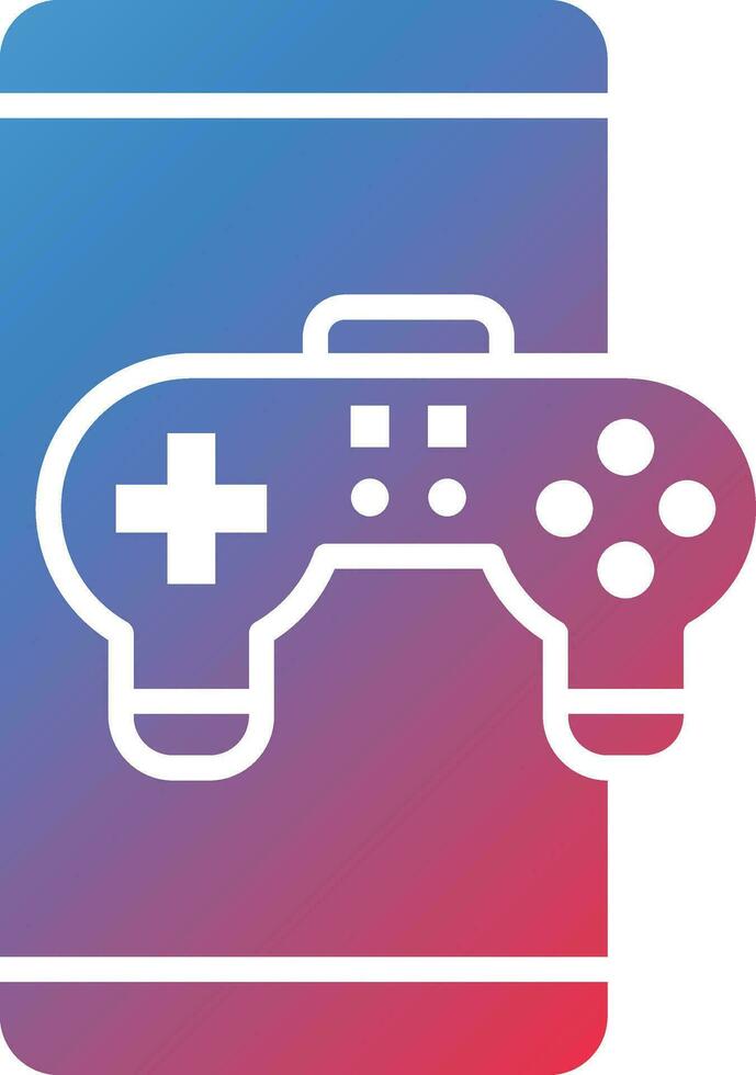Mobile Gaming Vector Icon
