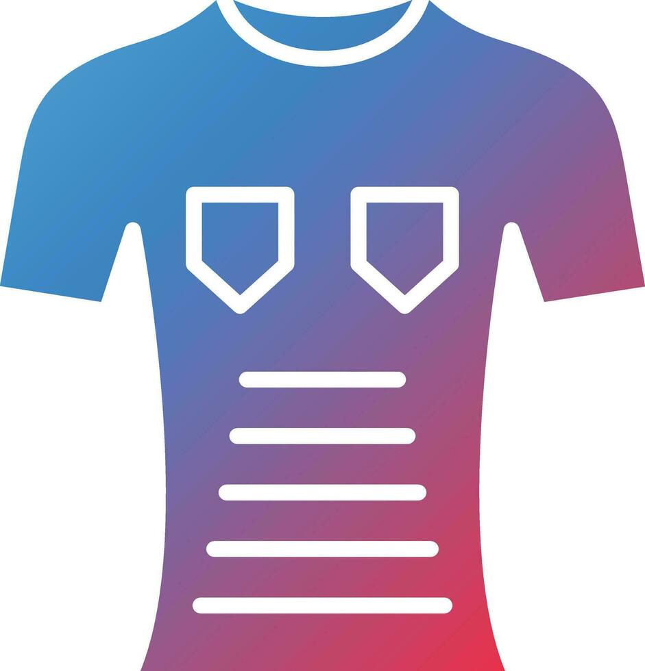 icono de vector de camiseta