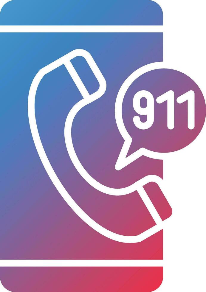 Emergency Call Vector Icon