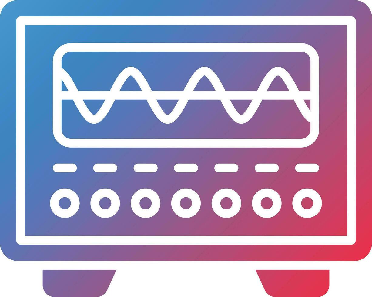 Oscilloscope Vector Icon