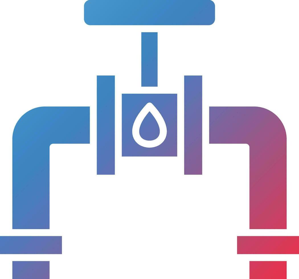 Water Pipe Vector Icon