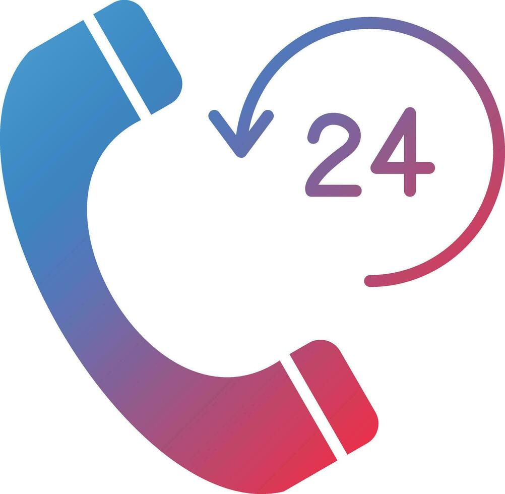 24 hours Vector Icon