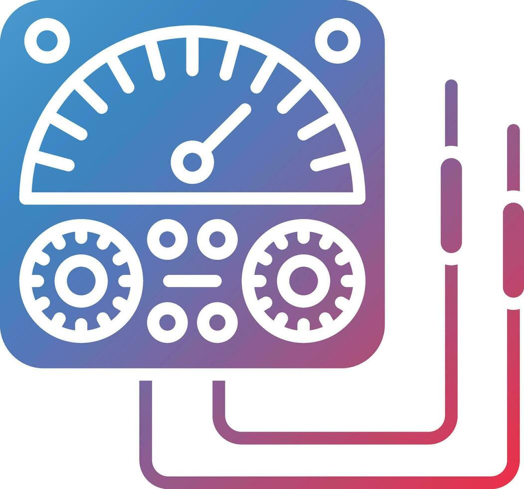 Voltmeter Vector Icon