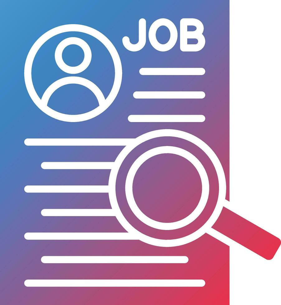 Job Analysis Vector Icon