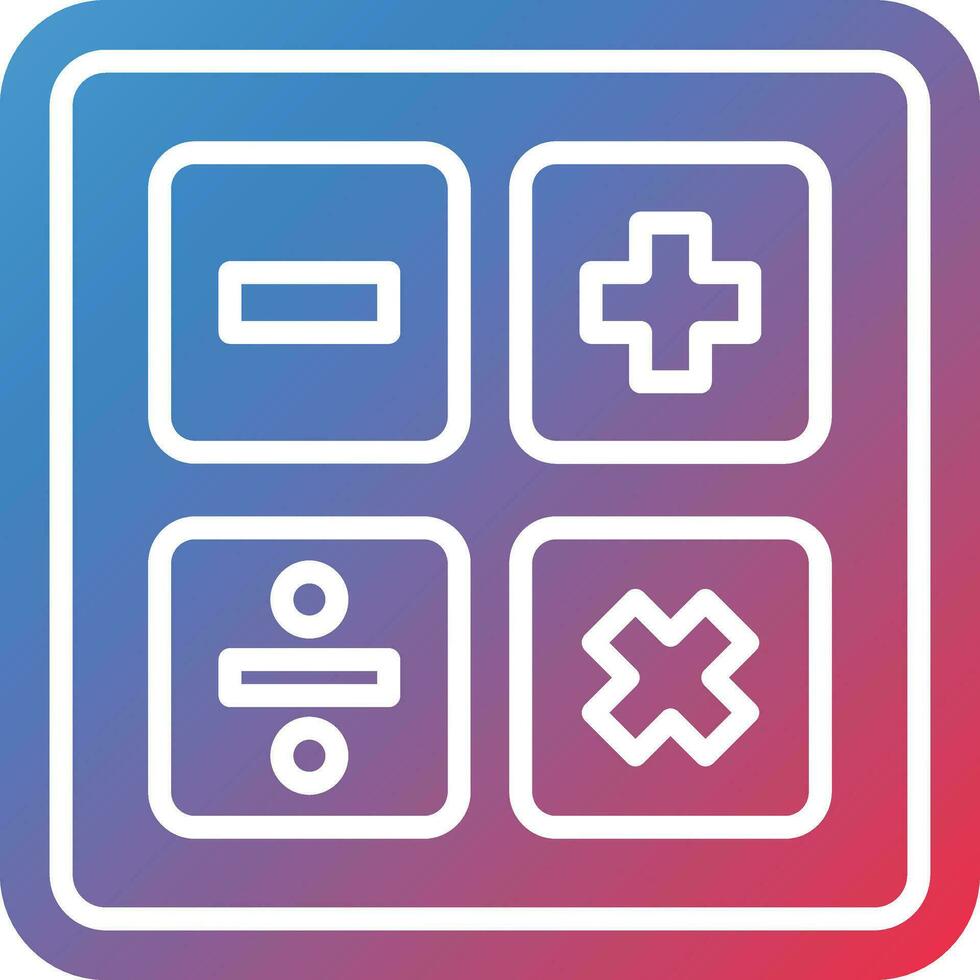 Math Symbols Vector Icon