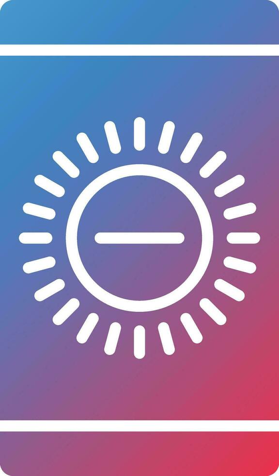 Brightness Low Vector Icon