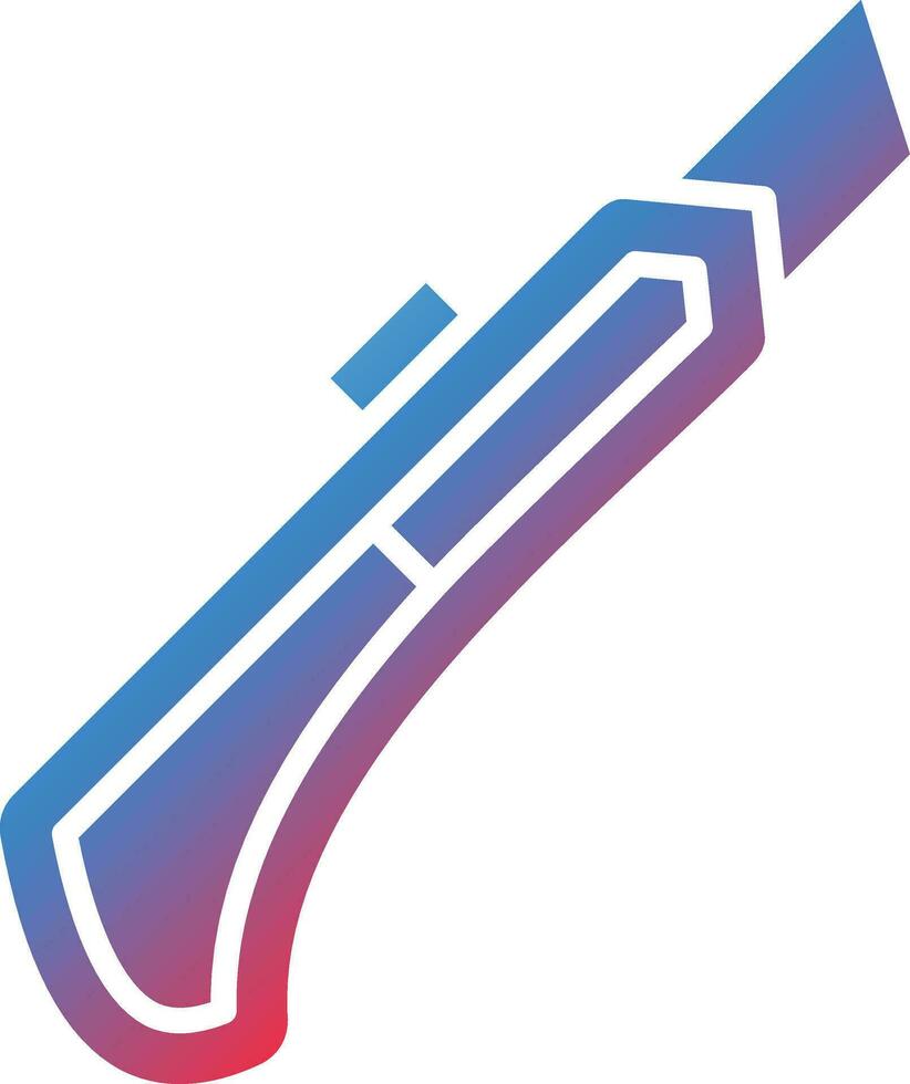 Utility Knife Vector Icon