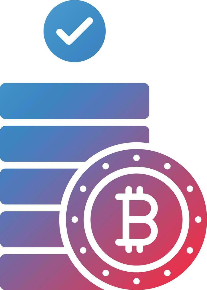 Proof of Stake Vector Icon