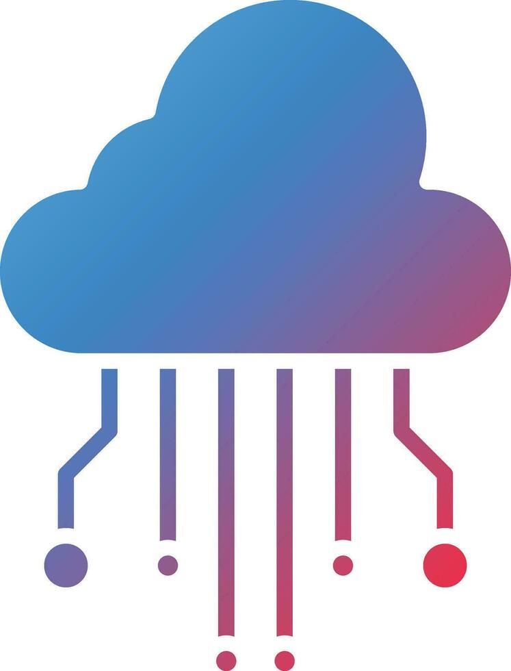 Cloud Computing Vector Icon