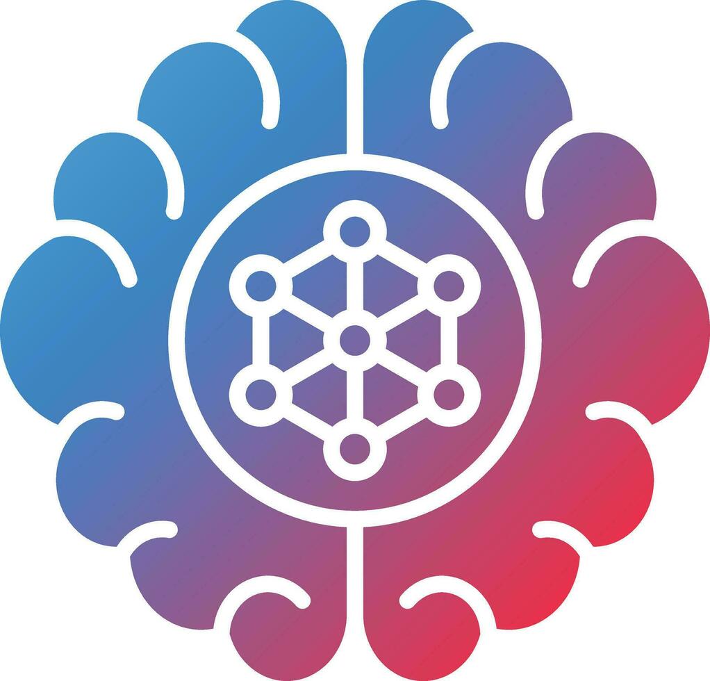 Machine Learning Vector Icon