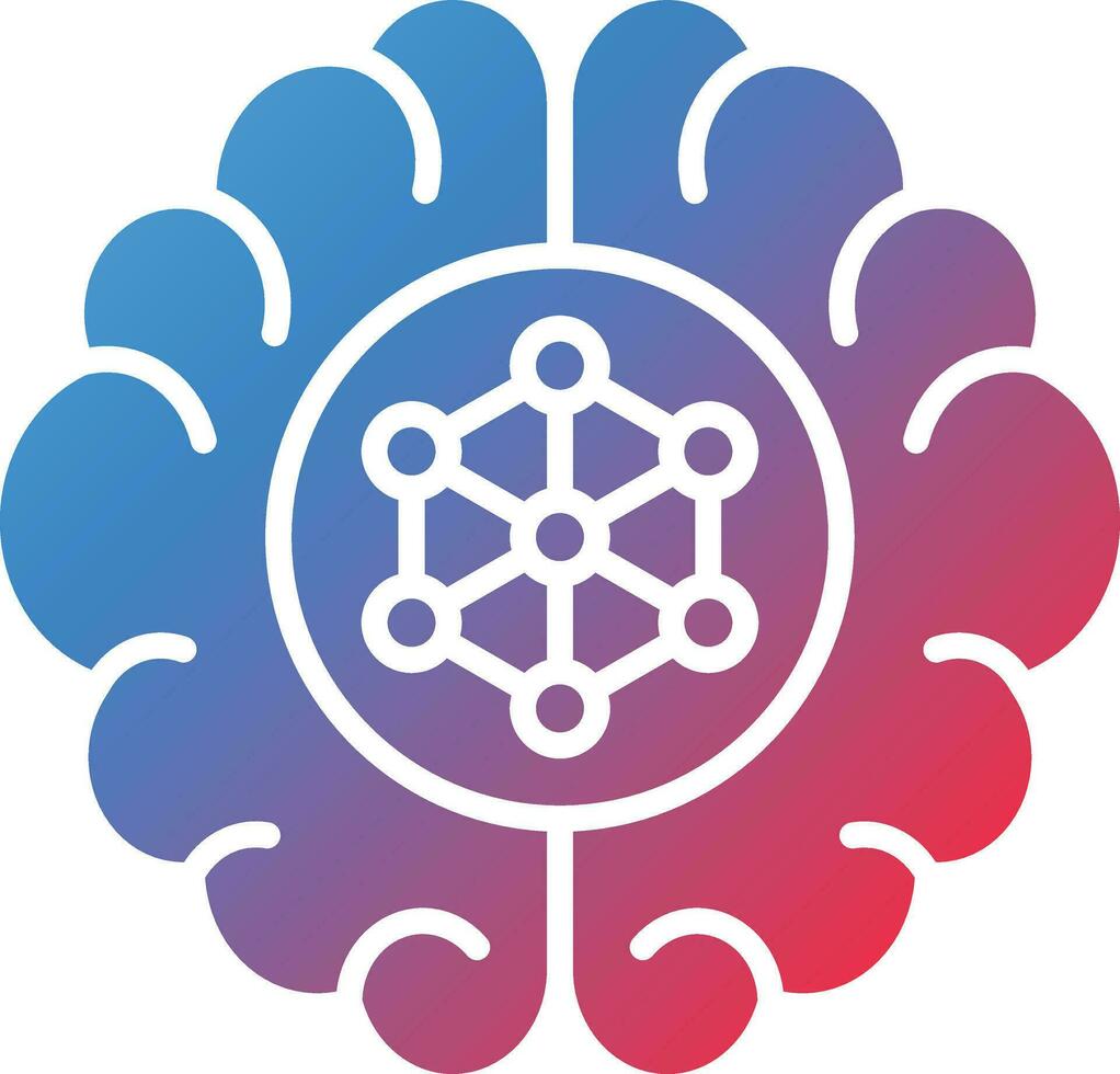 Machine Learning Vector Icon