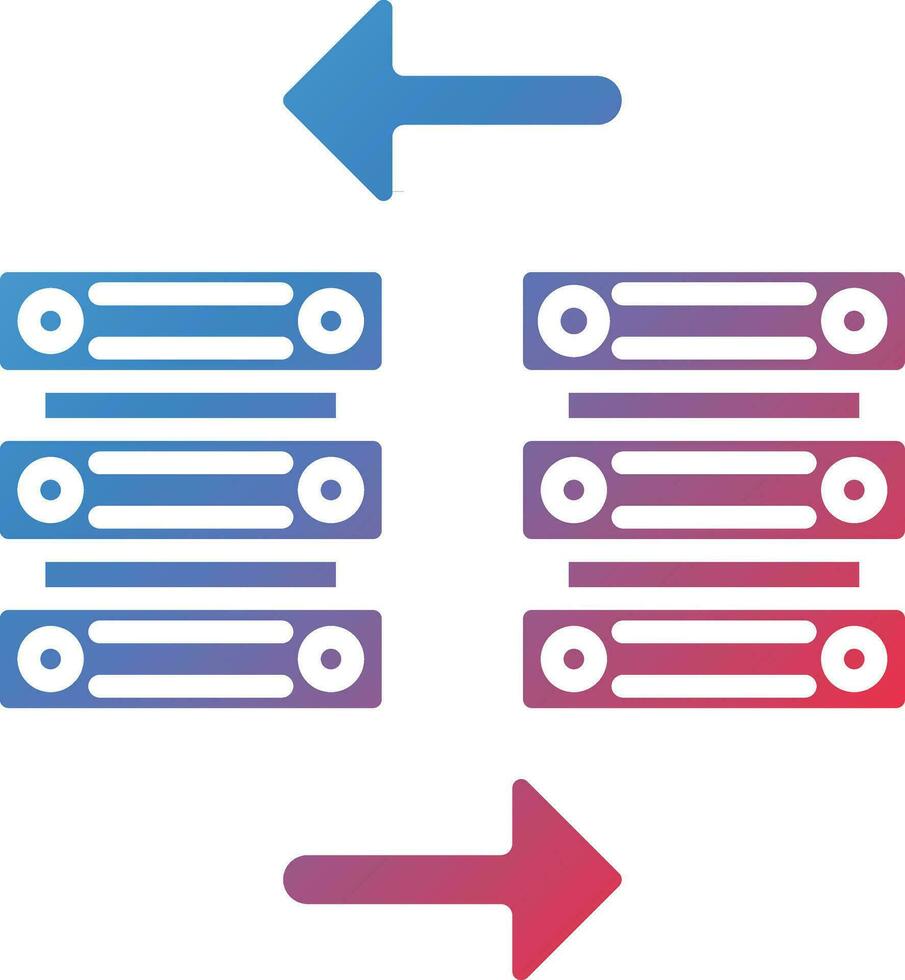 Data Transfer Vector Icon