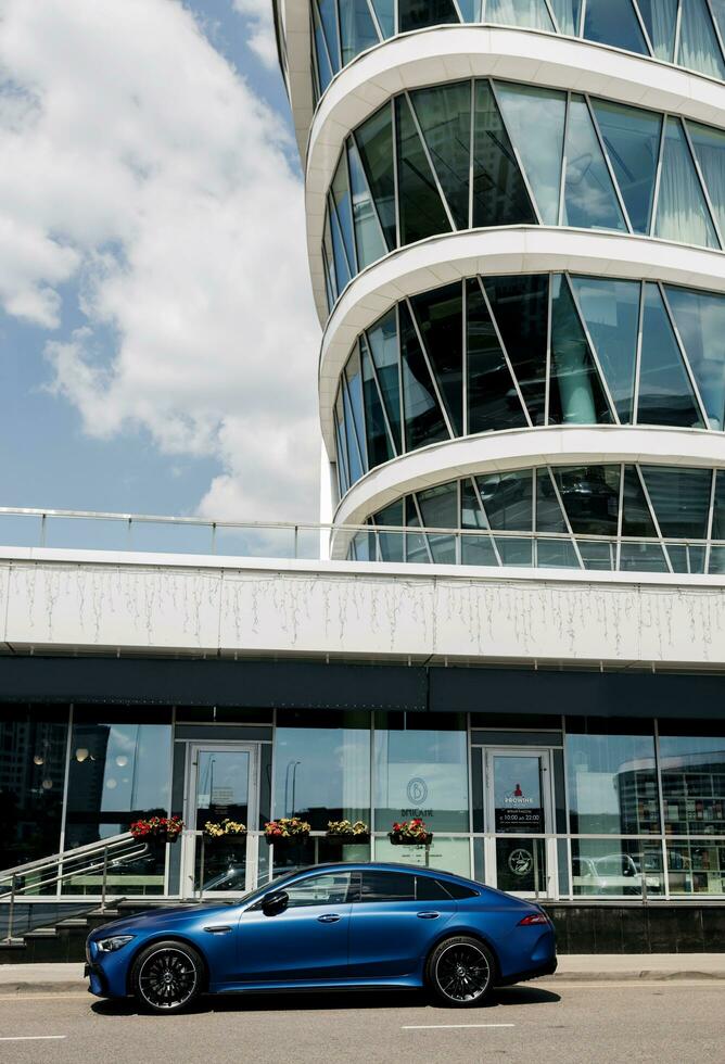 Minsk, Belarus, August  2023 - Mercedes-Benz photo
