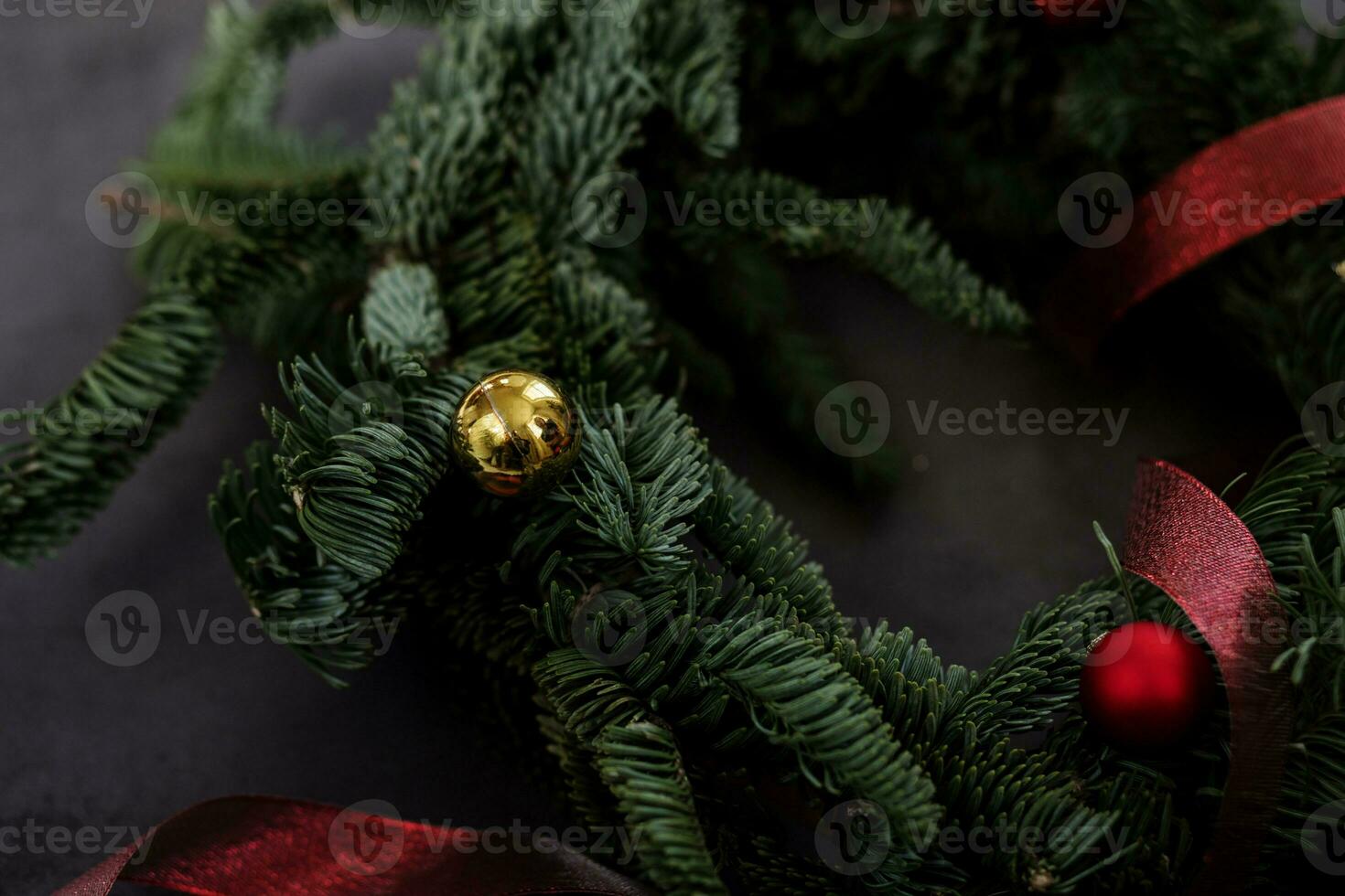 decorated Christmas tree photo