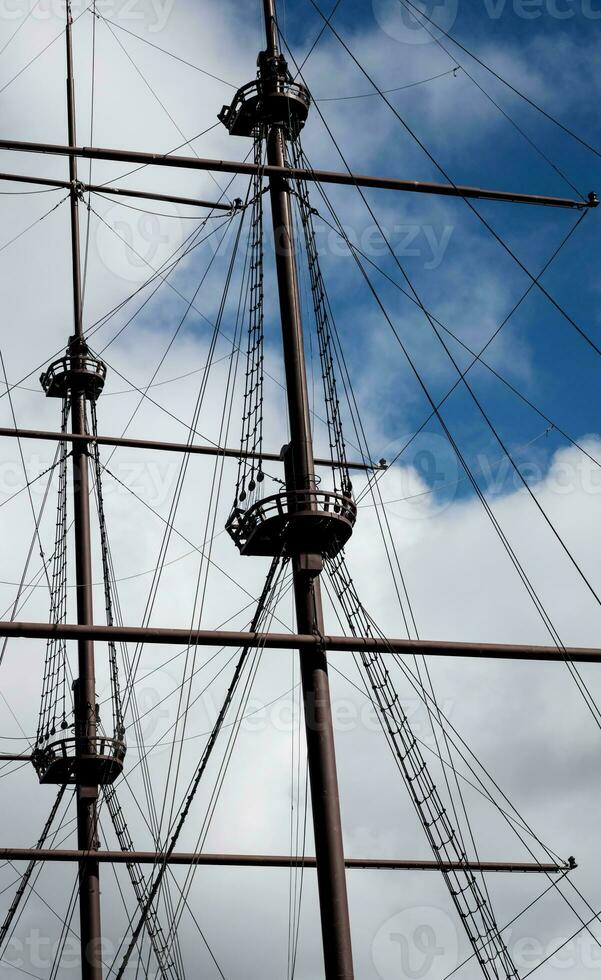 mast of the ship photo