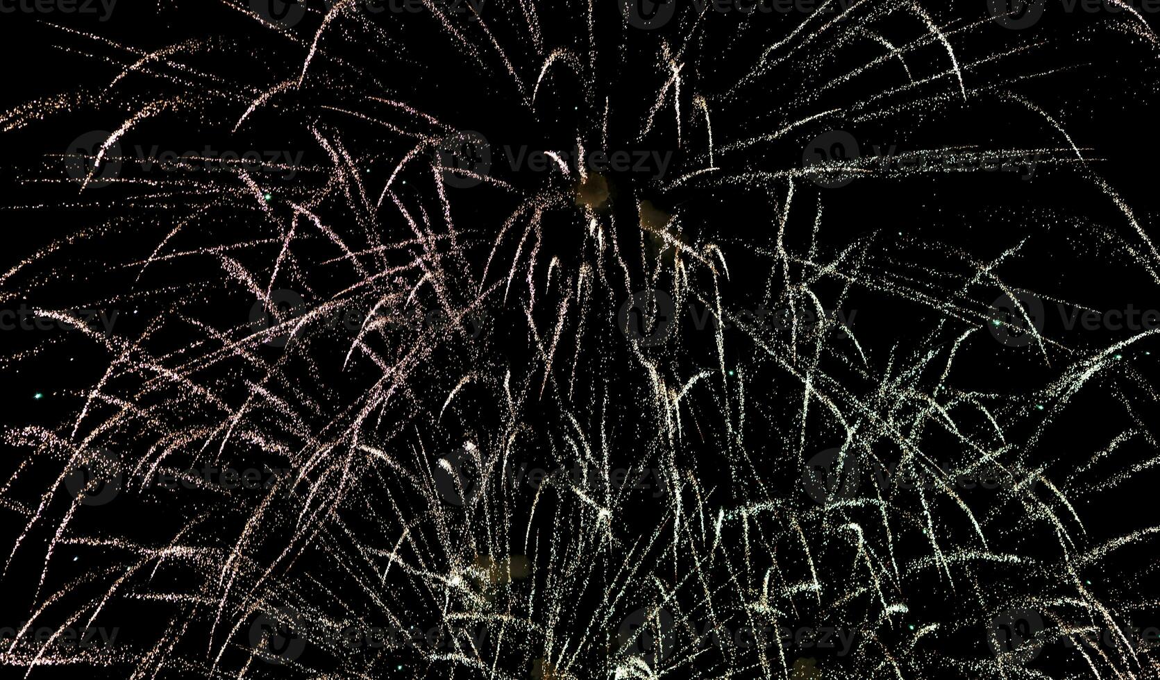 Abstract firework background. photo
