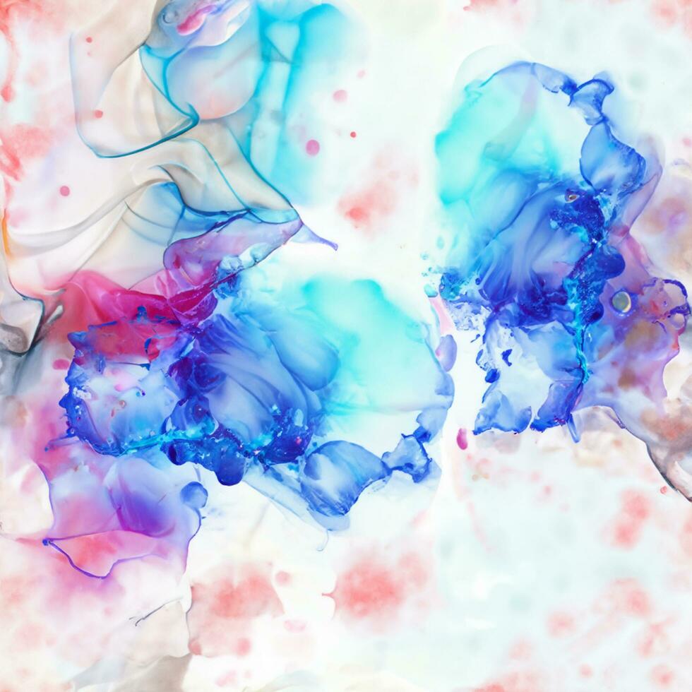 Colorful alcohol ink abstract background photo