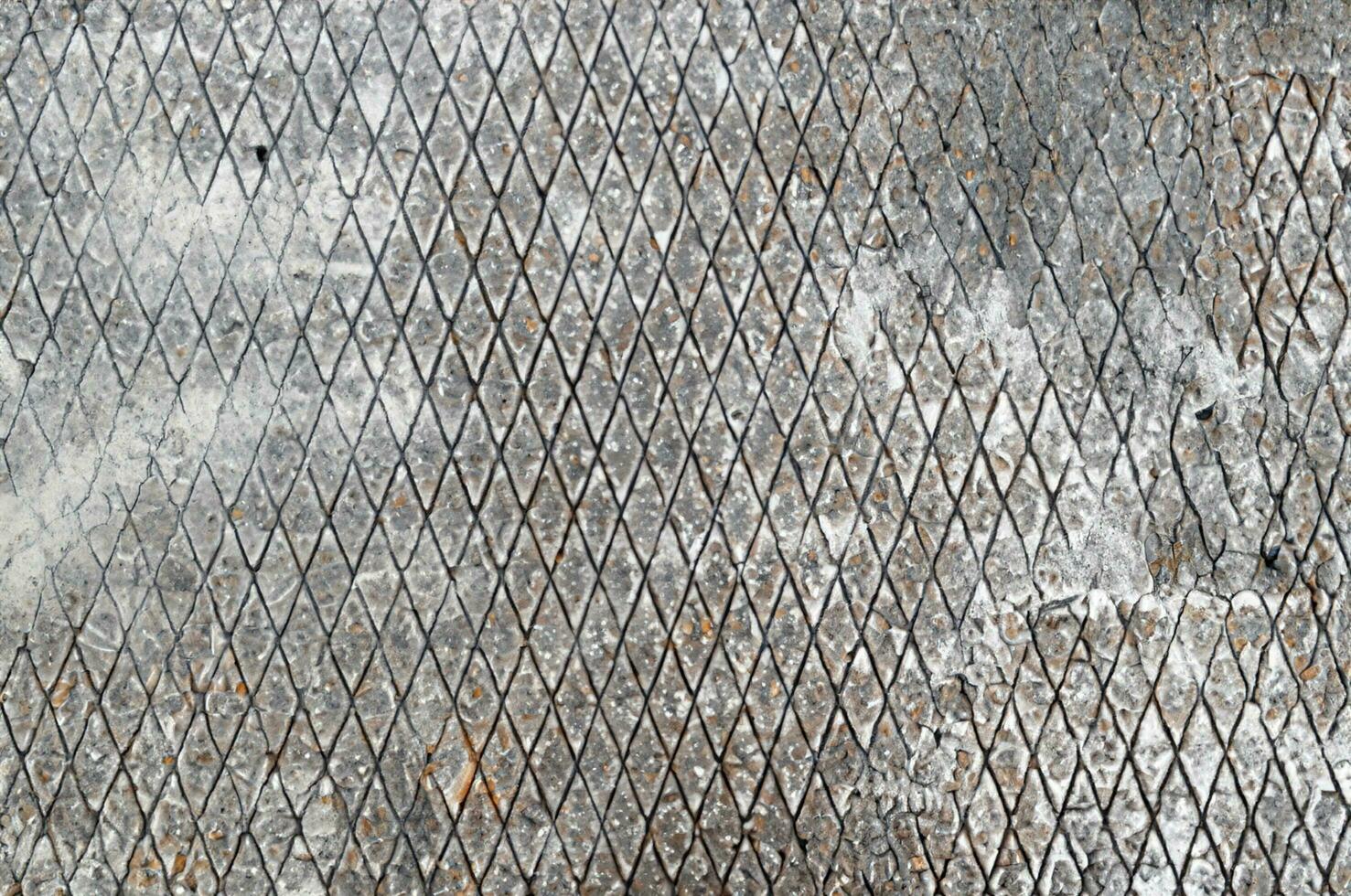 Metal texture with dust scratches and cracks. photo