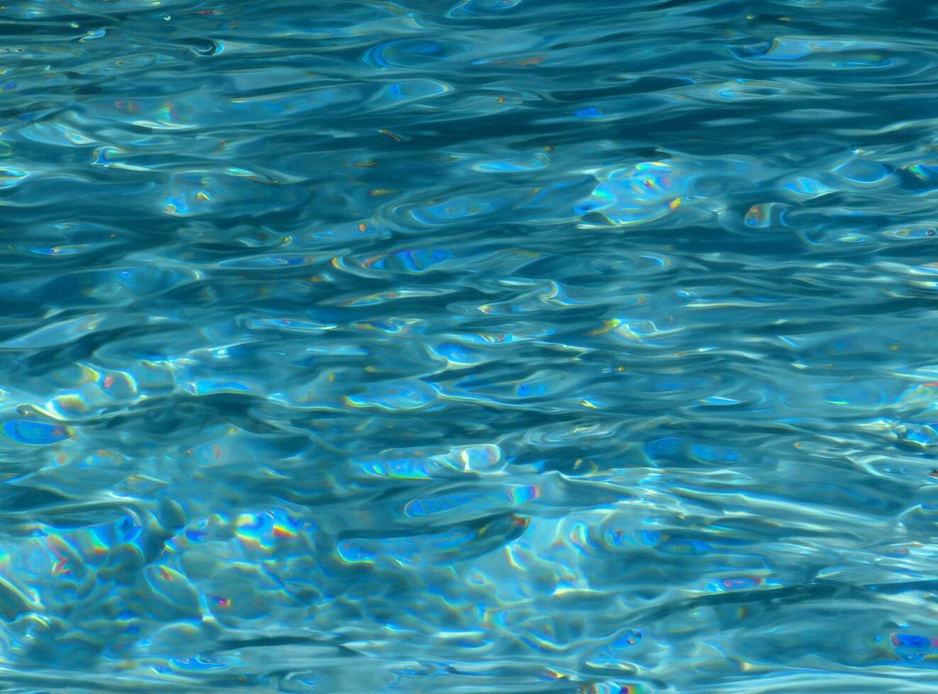 Blue water surface background photo