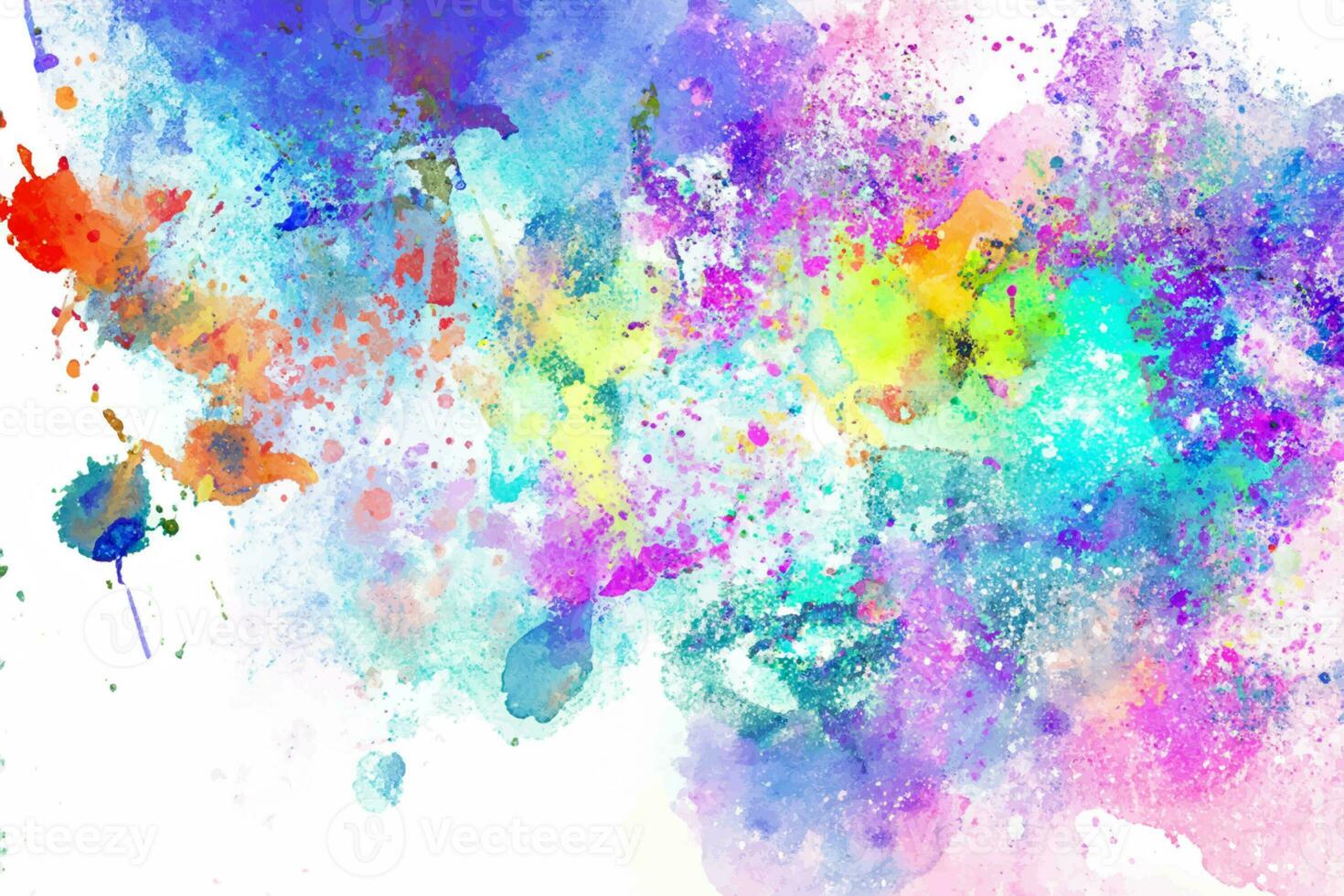 vector abstract background with a colourful watercolour splatter design photo