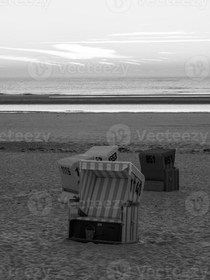 Langeoog island in the north sea photo