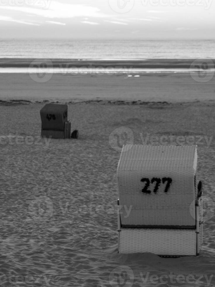 Langeoog island in the north sea photo