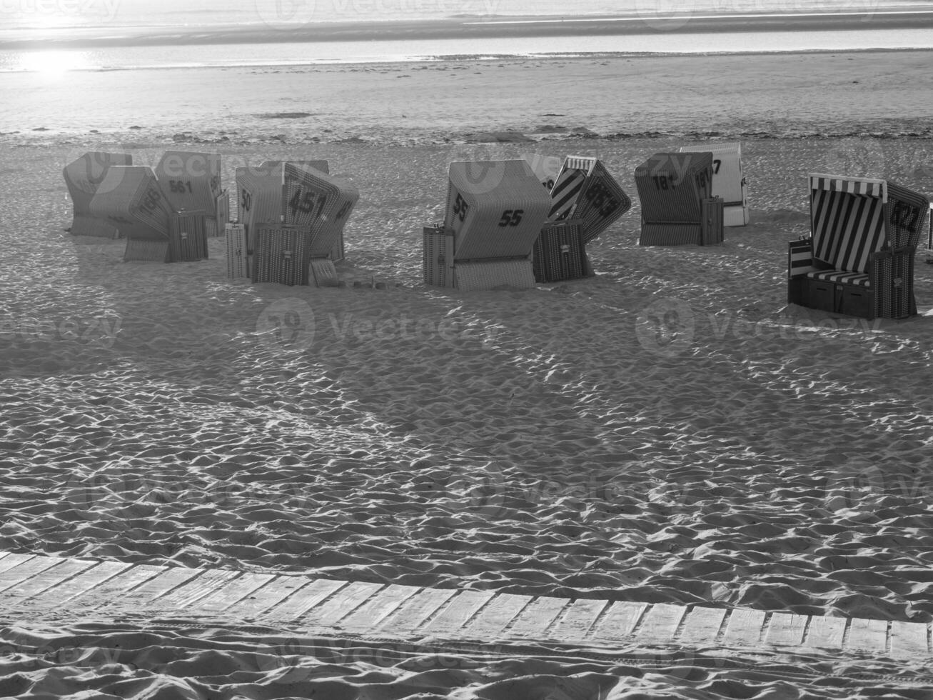 el isla de langeoog en Alemania foto