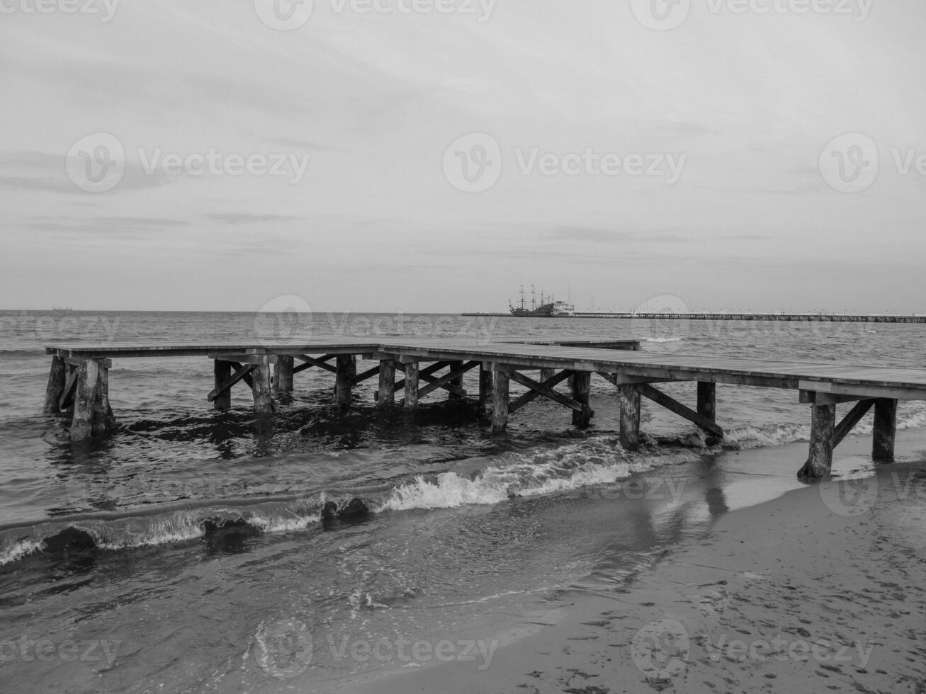 el mar báltico en polonia foto