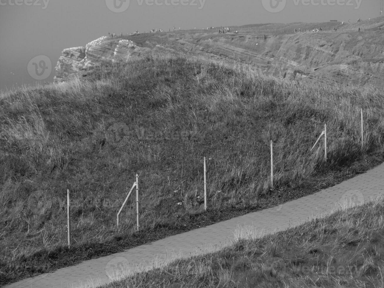 the island of Helgoland in the north sea photo