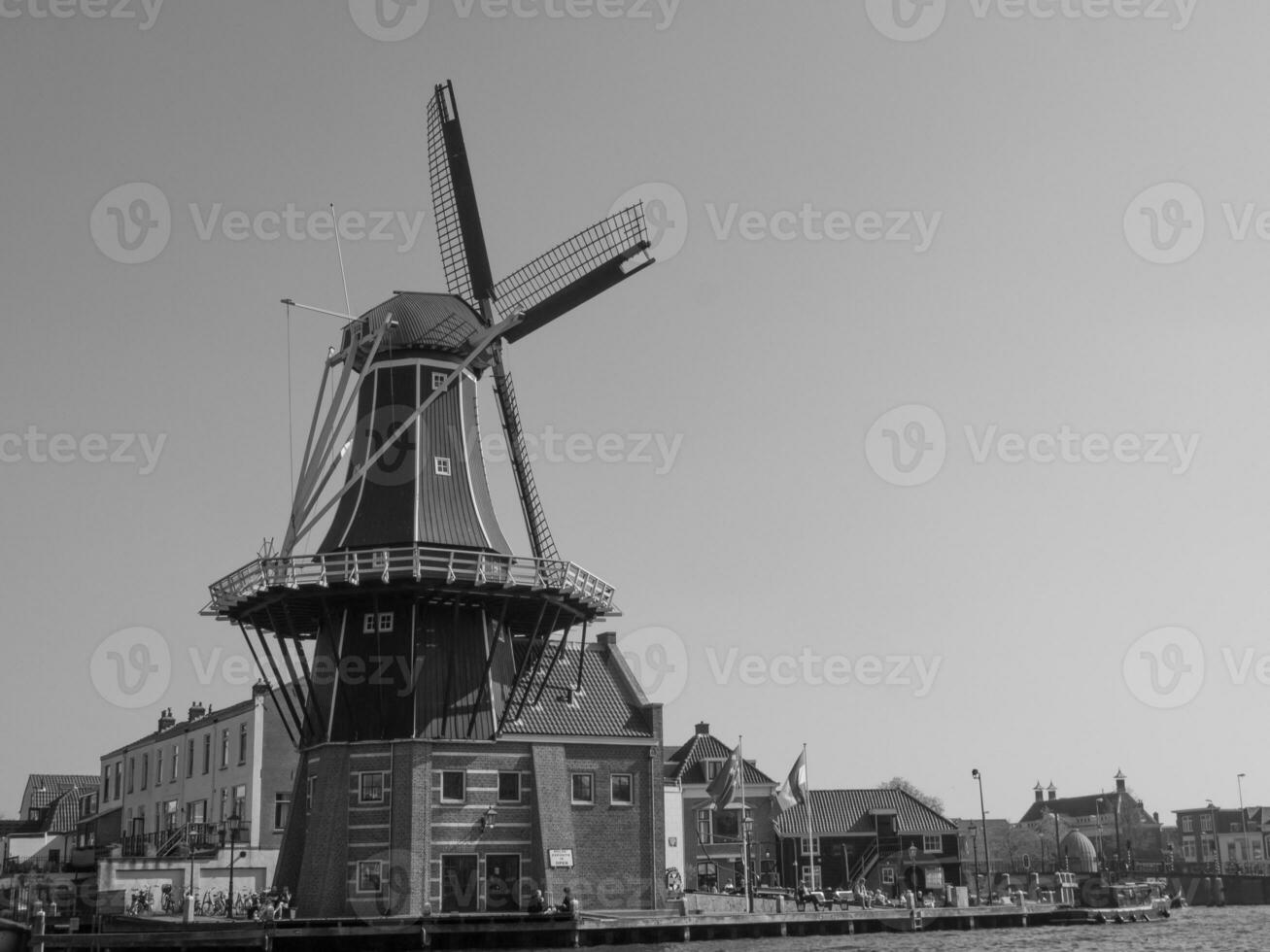 haarlem city in the netherlands photo