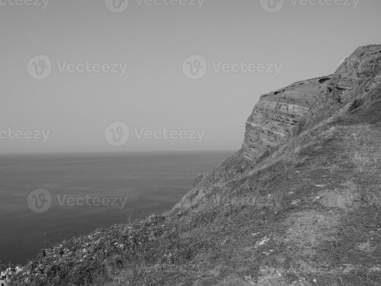 isla de helgoland en el mar del norte foto