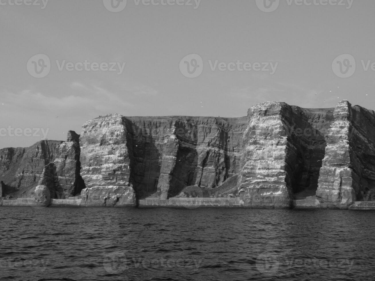 Helgoland island in the north sea photo