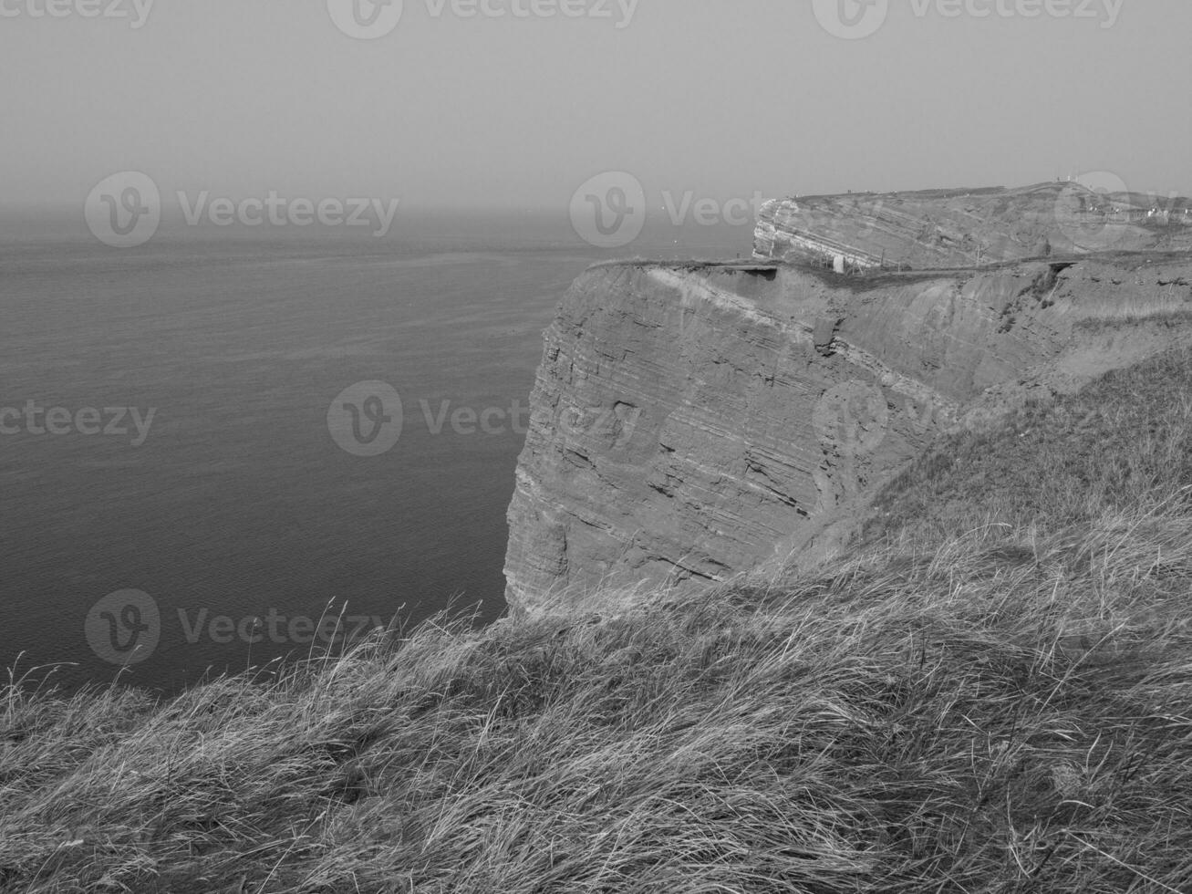 isla de helgoland en el mar del norte foto