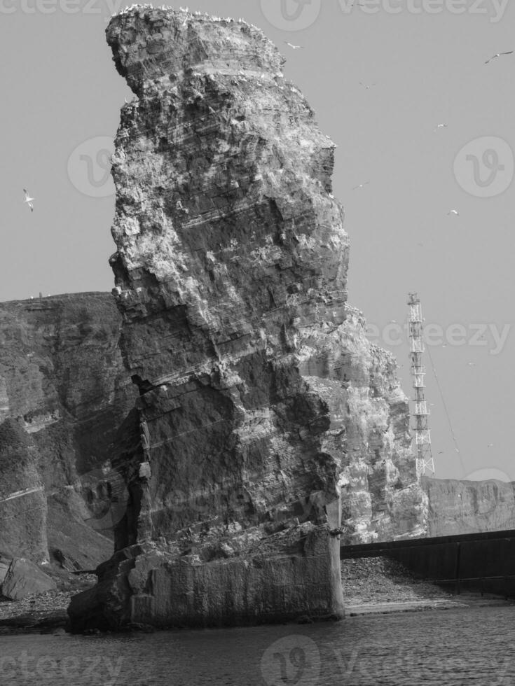 el alemán isla de helgolandia foto