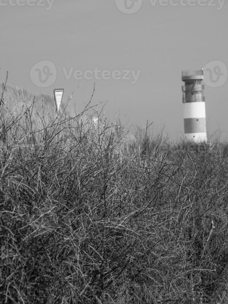 isla de helgoland en el mar del norte foto