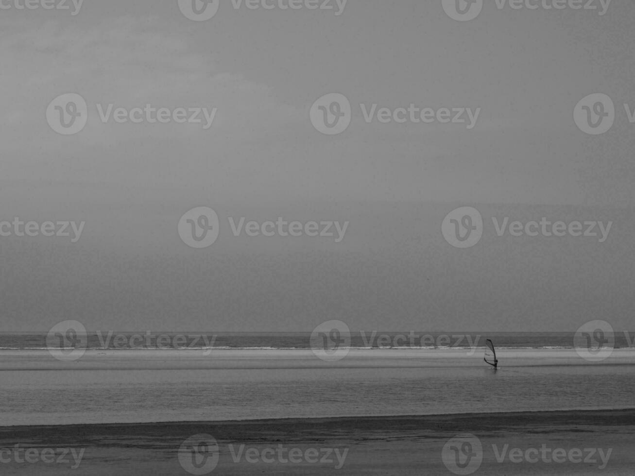 the island of Langeoog in germany photo